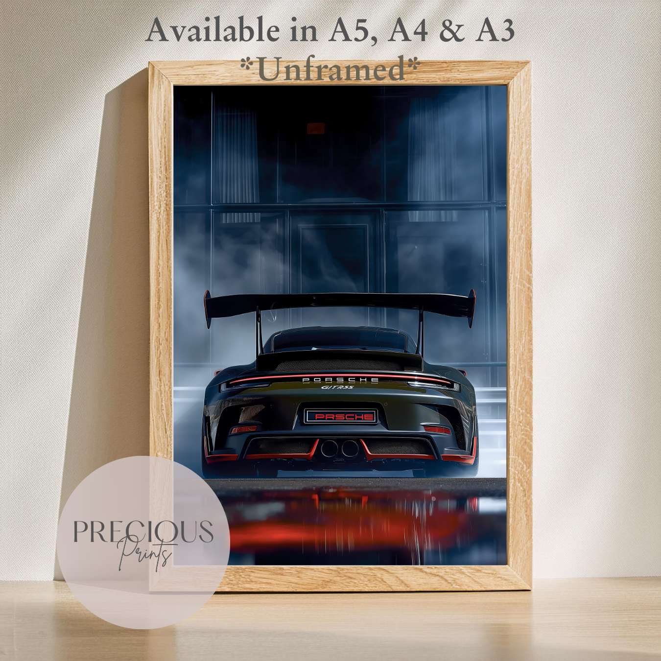 Porsche 911 GT3 Sports Car Wall Art Print Poster / A5 A4 A3 Unframed