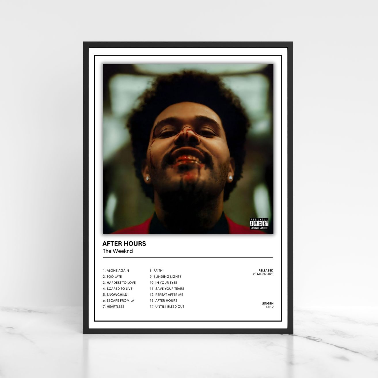 The Weeknd Full Collection Music Album Cover Poster Music Gift A3 A4 A5