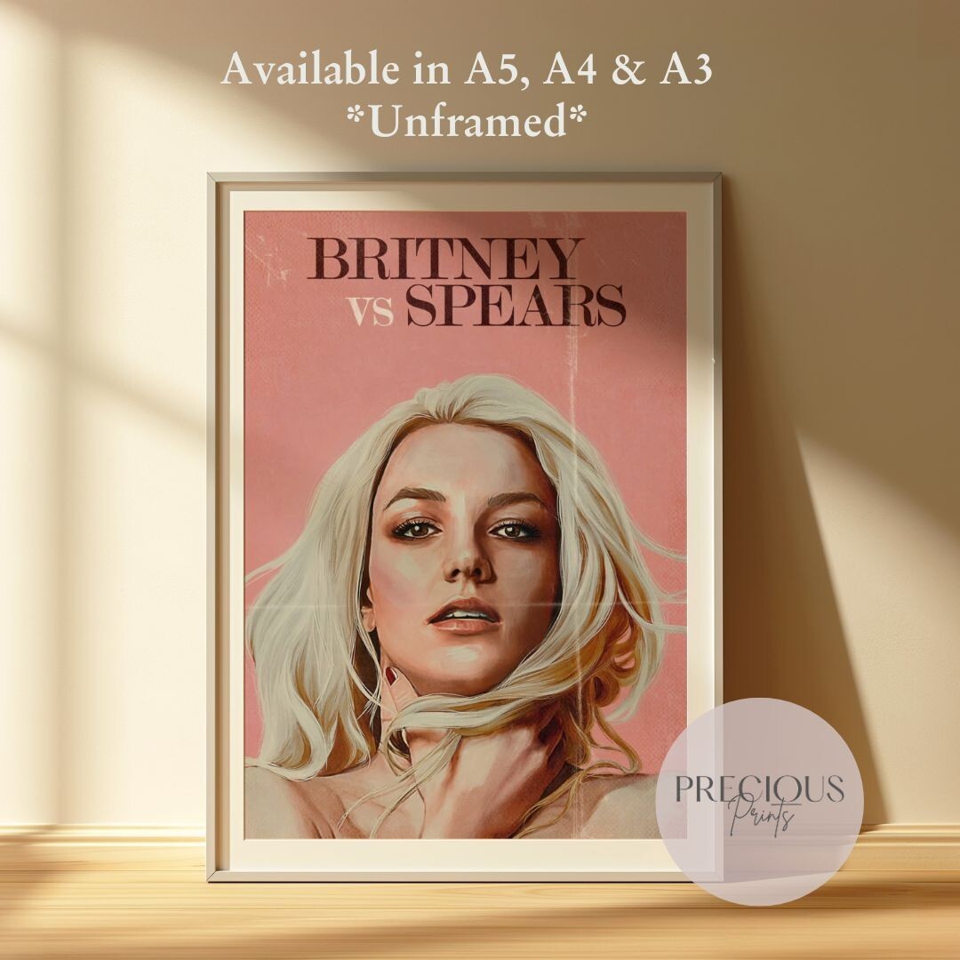 Britney vs Spears Poster / A5 A4 A3 Unframed / Fast Delivery / High Quality