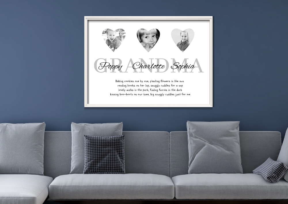 Personalised Family Print / Mothers Day / Grandma's Day / Family Print A5 A4 A3