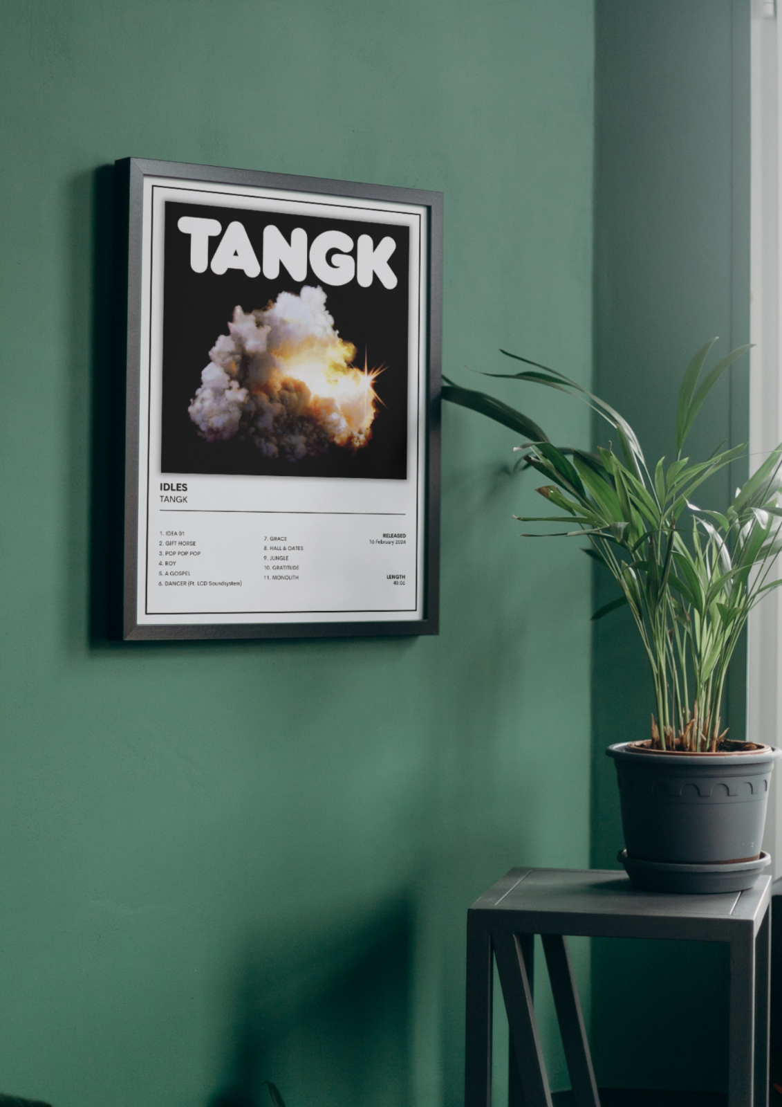 TANGK IDLES Album Cover Poster / Music Poster Gift A5 A4 A3
