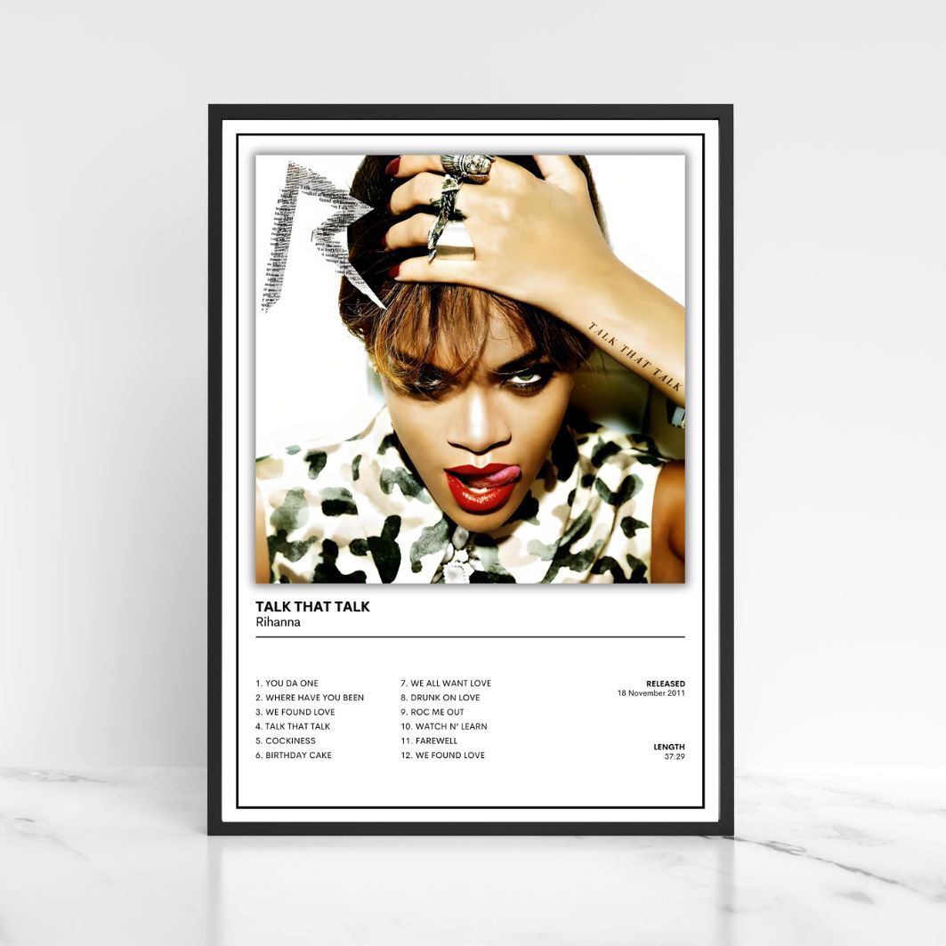 Rihanna Full Collection of Album Cover Wall Posters A5 A4 A3