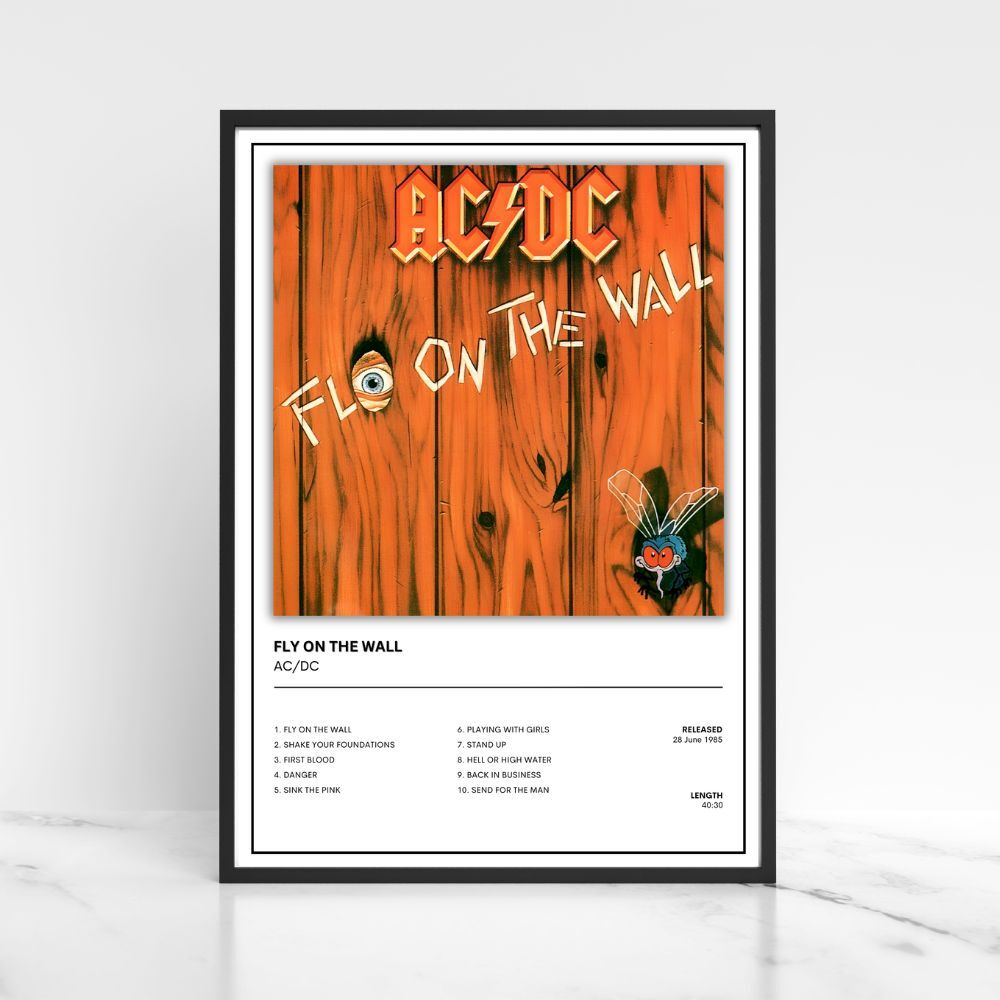 AC/DC Album Single Cover Music Poster / Music Gift A5 A4 A3