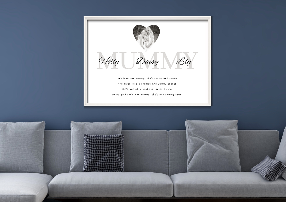 Personalised Family Print / Mothers Day / Grandma's Day / Family Print A5 A4 A3