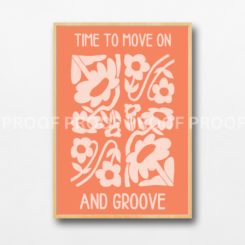 Inspirational Motivational Retro Minimal Modern Art Poster A5 A4 A3