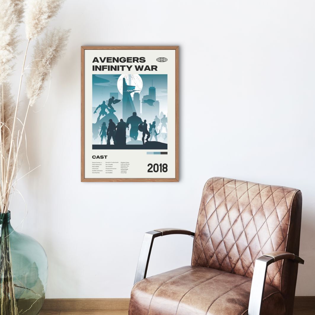 Avengers Infinity War 2018 Minimalist Movie Poster Print Unframed A5 A4 A3