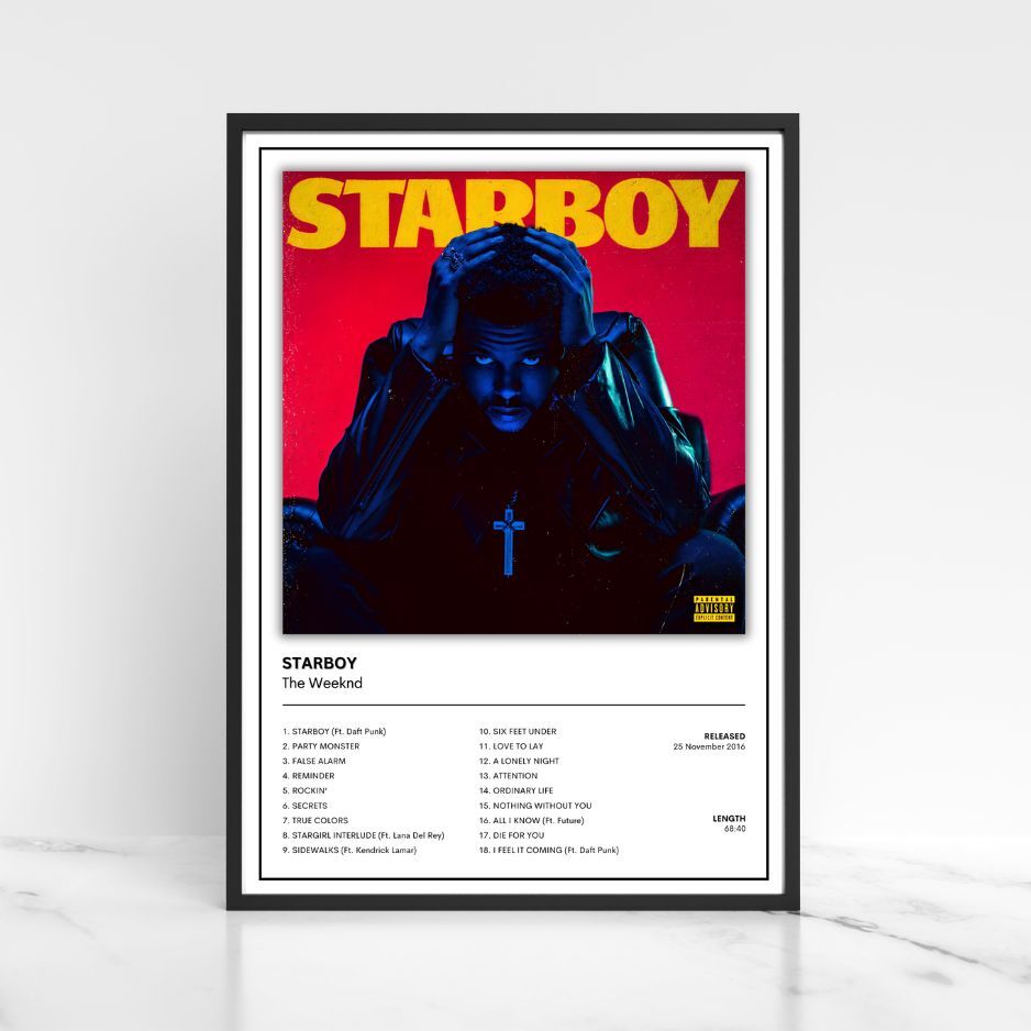 The Weeknd Full Collection Music Album Cover Poster Music Gift A3 A4 A5