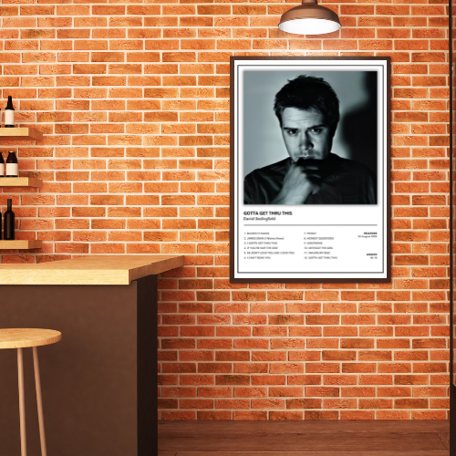 Daniel Bedingfield Gotta Get Thru This Album Cover Music Poster / A5 A4 A3
