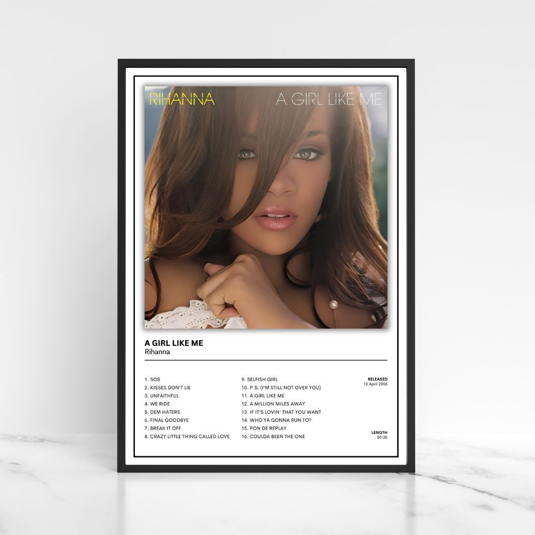 Rihanna Full Collection of Album Cover Wall Posters A5 A4 A3