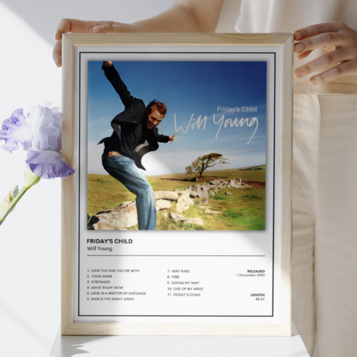 Will Young - Friday's Child Album Cover Music Poster / A5 A4 A3