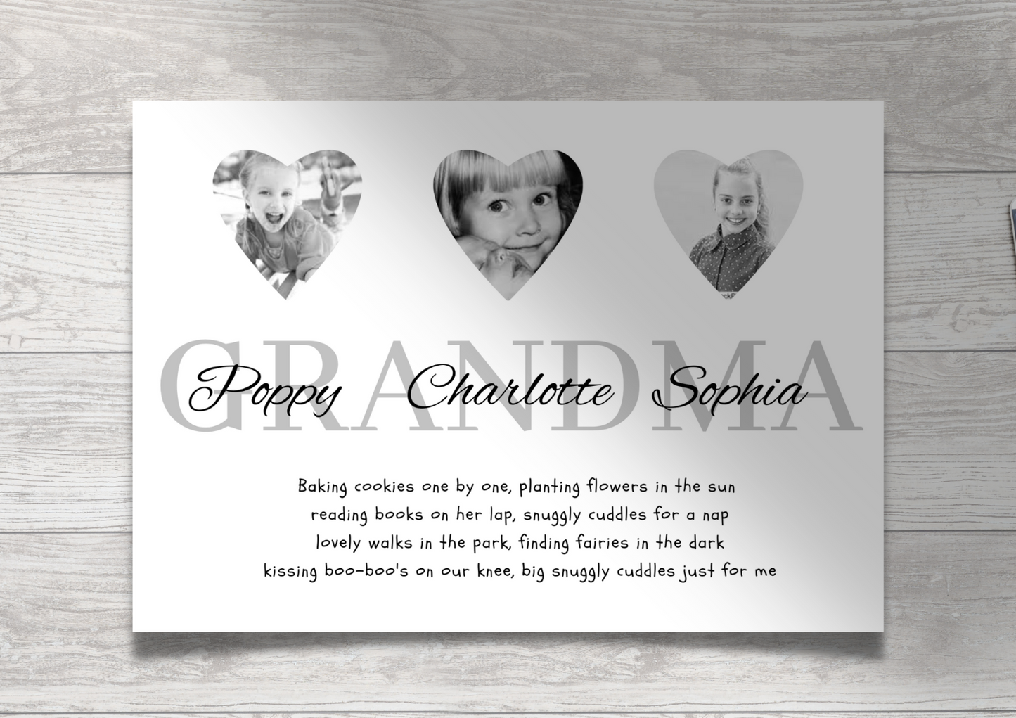 Personalised Family Print / Mothers Day / Grandma's Day / Family Print A5 A4 A3