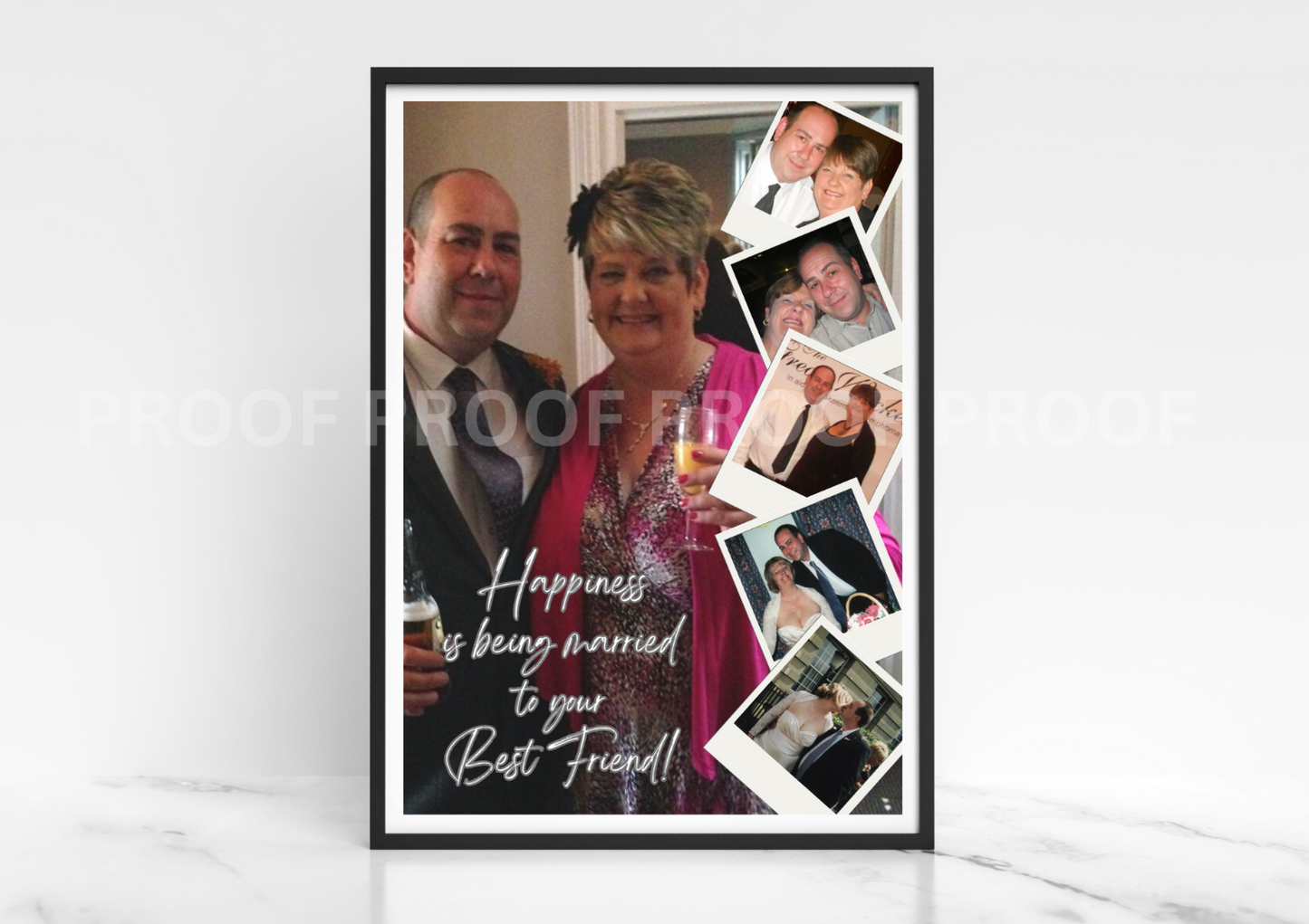 Personalised Photo Valentine Anniversary Gift Print Art A5 A4 A3
