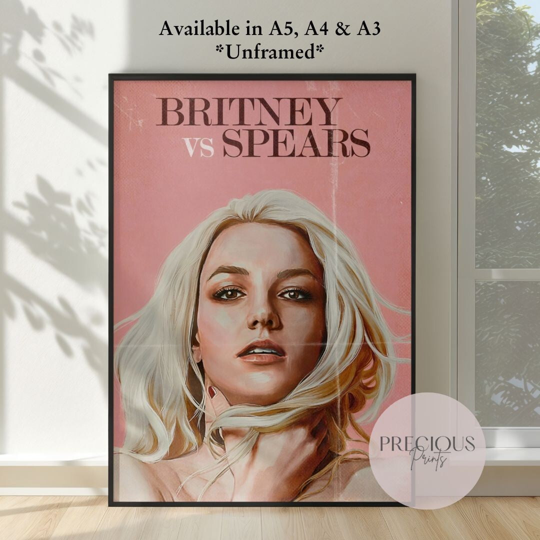 Britney vs Spears Poster / A5 A4 A3 Unframed / Fast Delivery / High Quality
