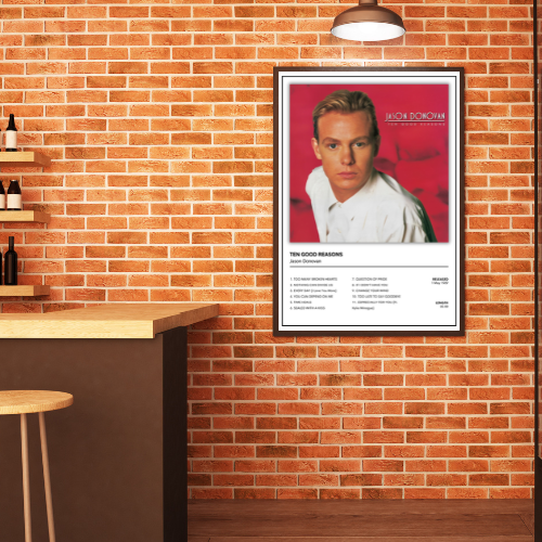 Jason Donovan Ten Good Reasons Album Cover Poster / Music Gift A5 A4 A3