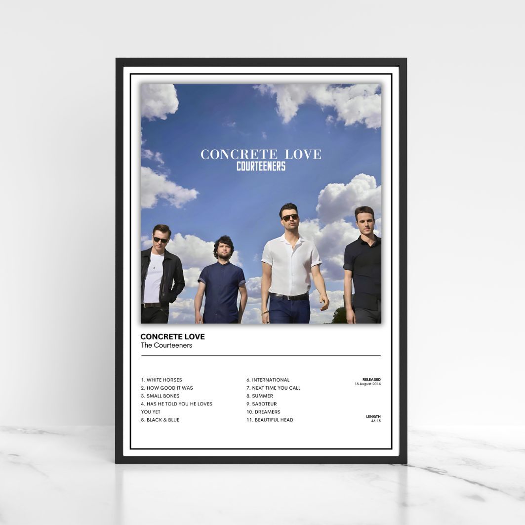 The Courteeners Full Collection Album Cover Posters A5 A4 A3 Unframed