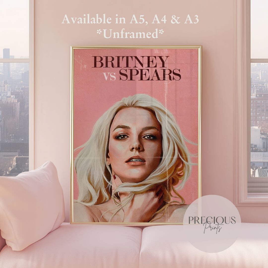 Britney vs Spears Poster / A5 A4 A3 Unframed / Fast Delivery / High Quality