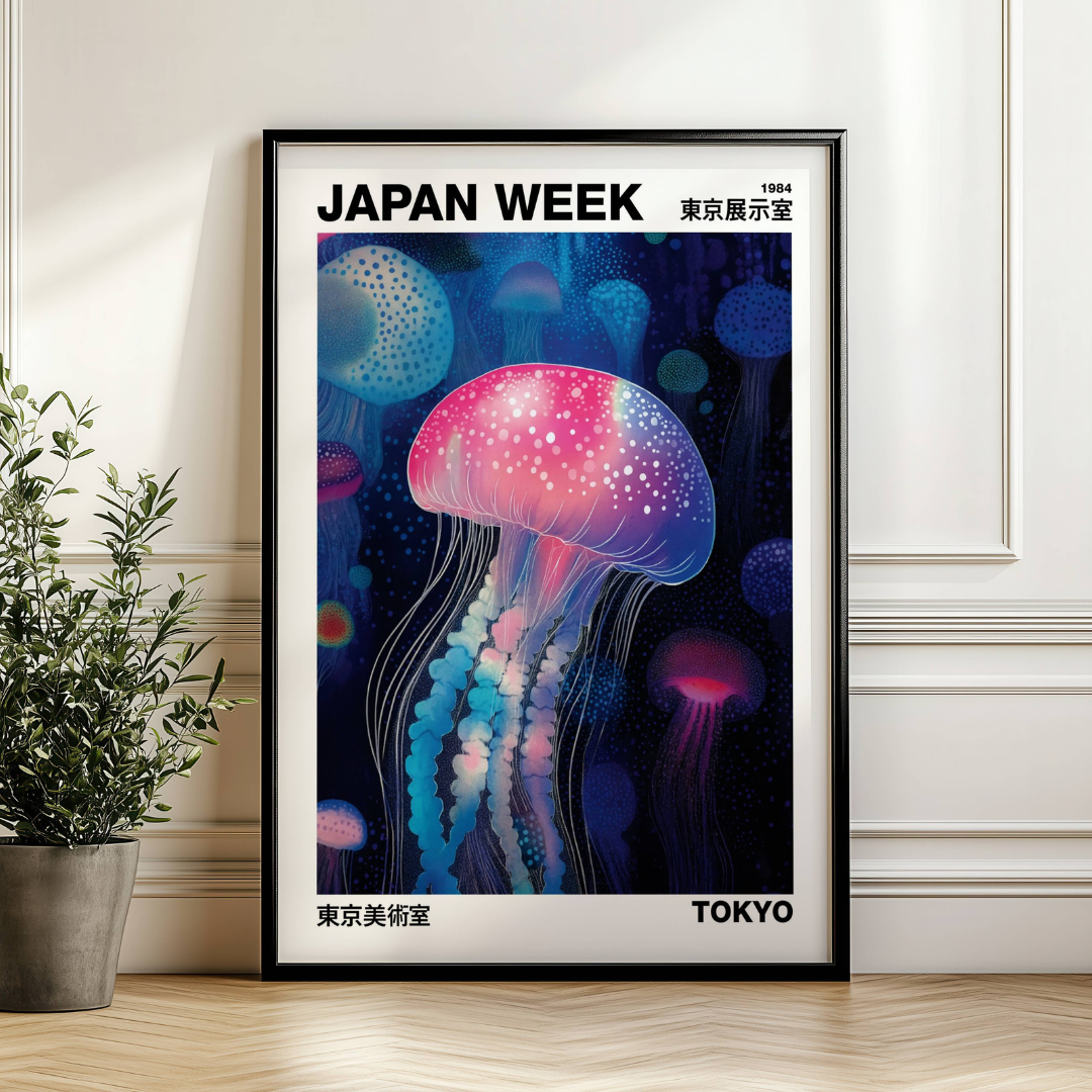 Japan, Tokyo Jellyfish Print