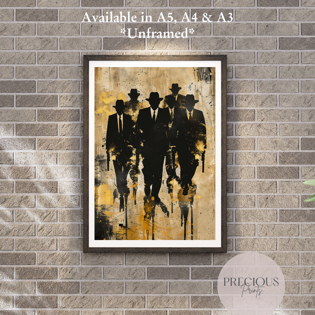 The Reservoir Dogs Anime Movie Poster Unframed A5 A4 A3
