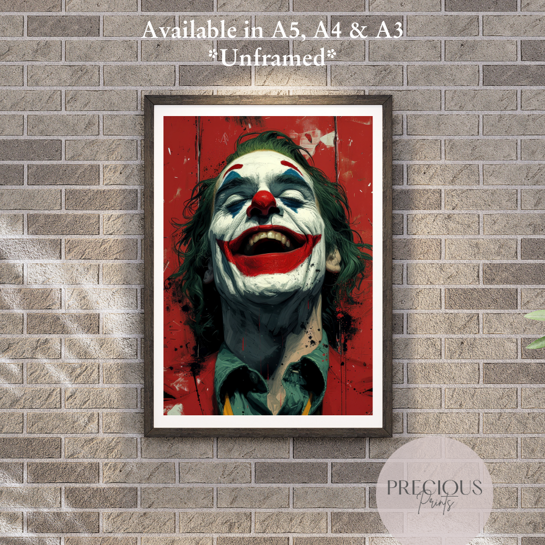 The Joker Anime Movie Poster Unframed A5 A4 A3