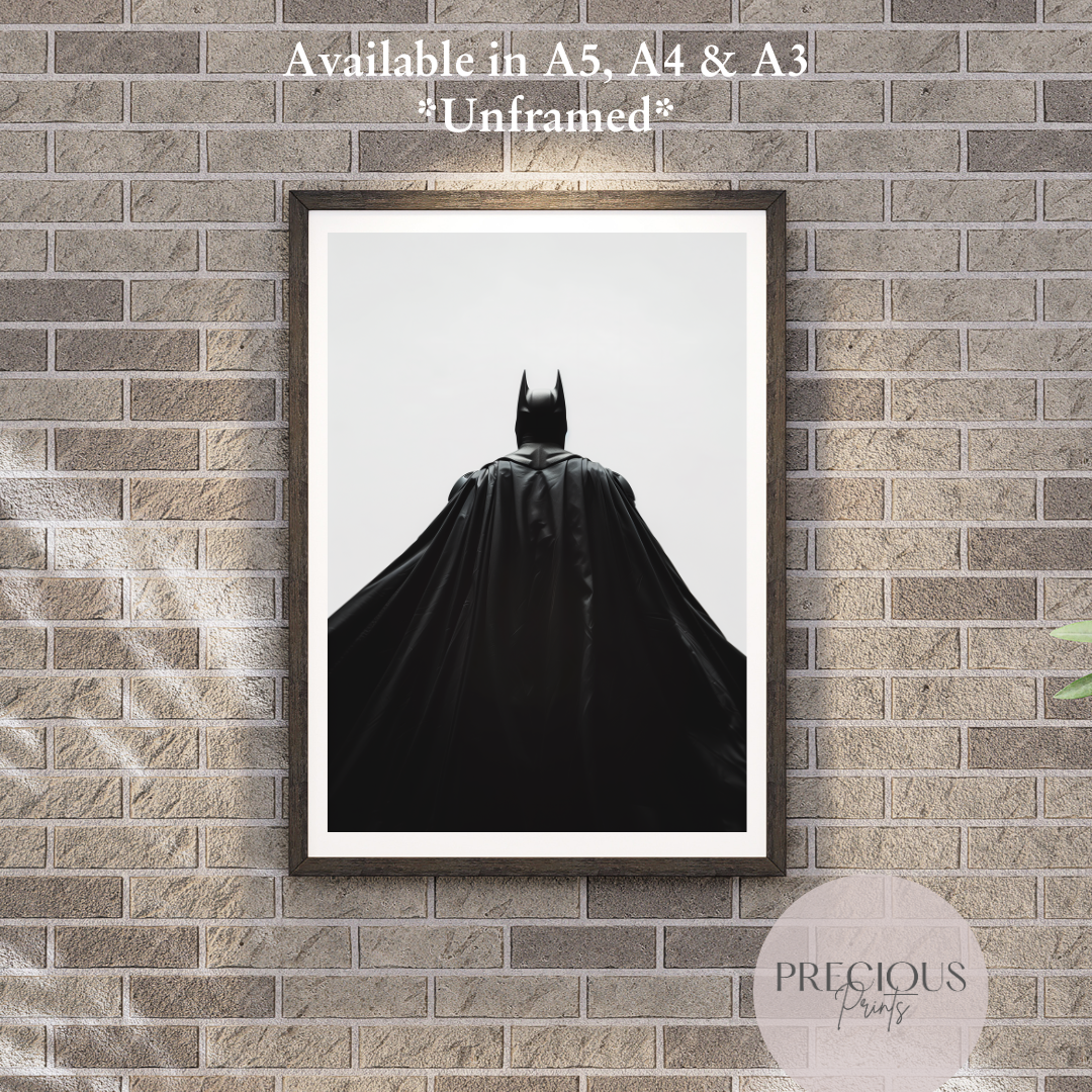 Batman Anime Movie Poster Unframed A5 A4 A3