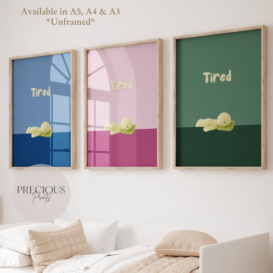 Smiski Sleepy Tired Poster / Smiski Series