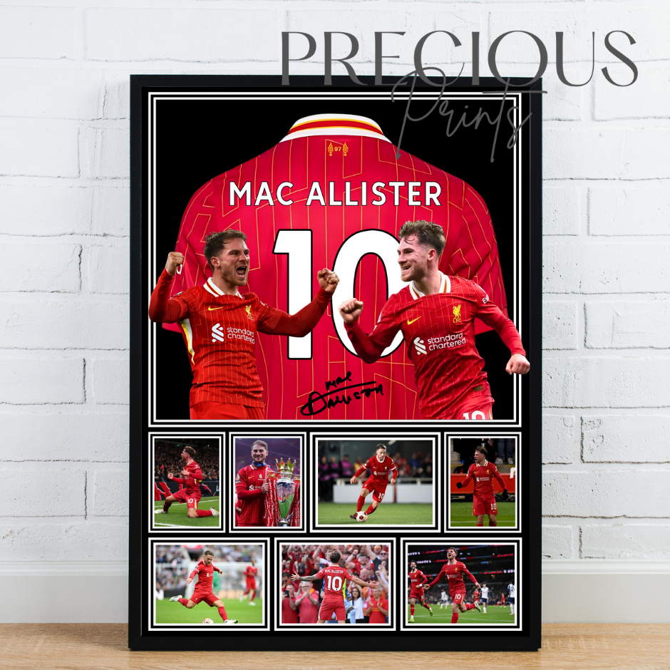 Mac Allister Print / Football Legends Poster / Football Gift