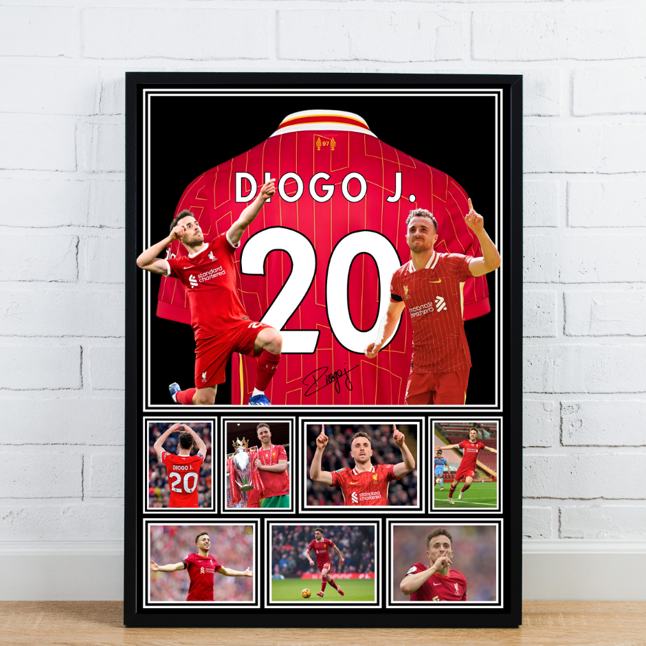 Diogo Jota Print / Football Legends Poster / Football Gift