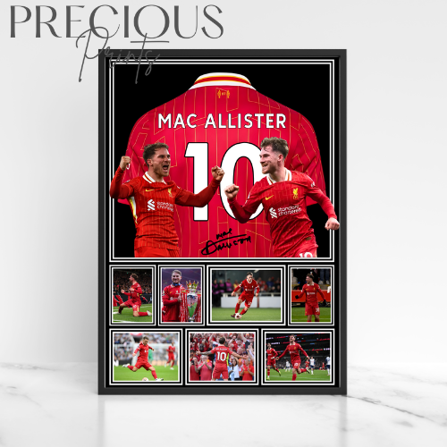Mac Allister Print / Football Legends Poster / Football Gift