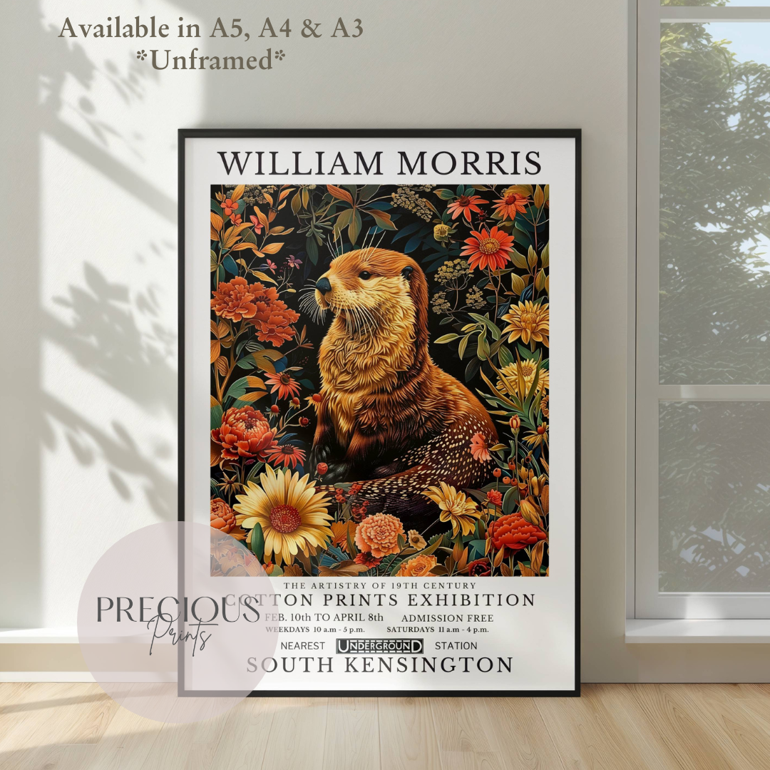 William Morris Otter Poster / Art Exhibition Print