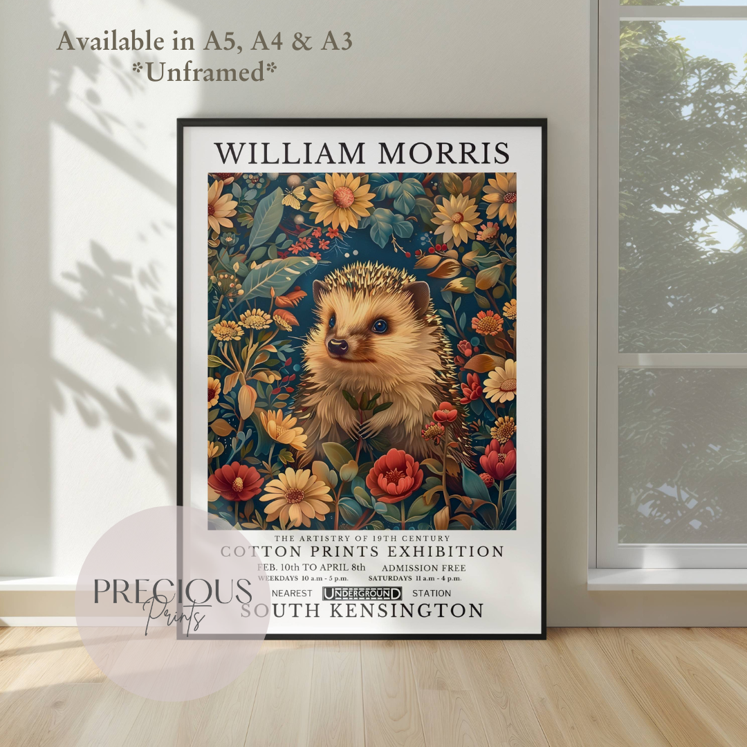 William Morris The Hedgehog Poster / Art Exhibition Print