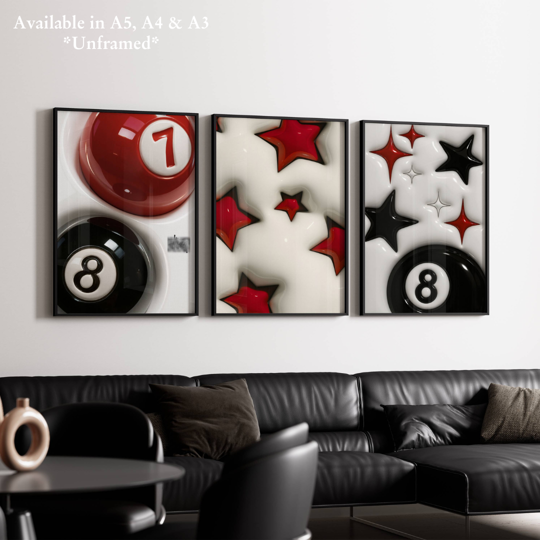 Set of 3 Stussy Hypebeast Posters