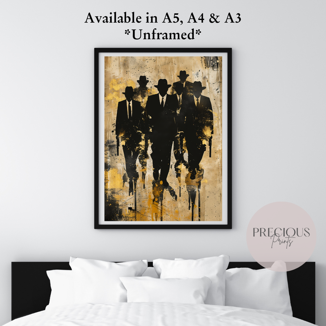 The Reservoir Dogs Anime Movie Poster Unframed A5 A4 A3