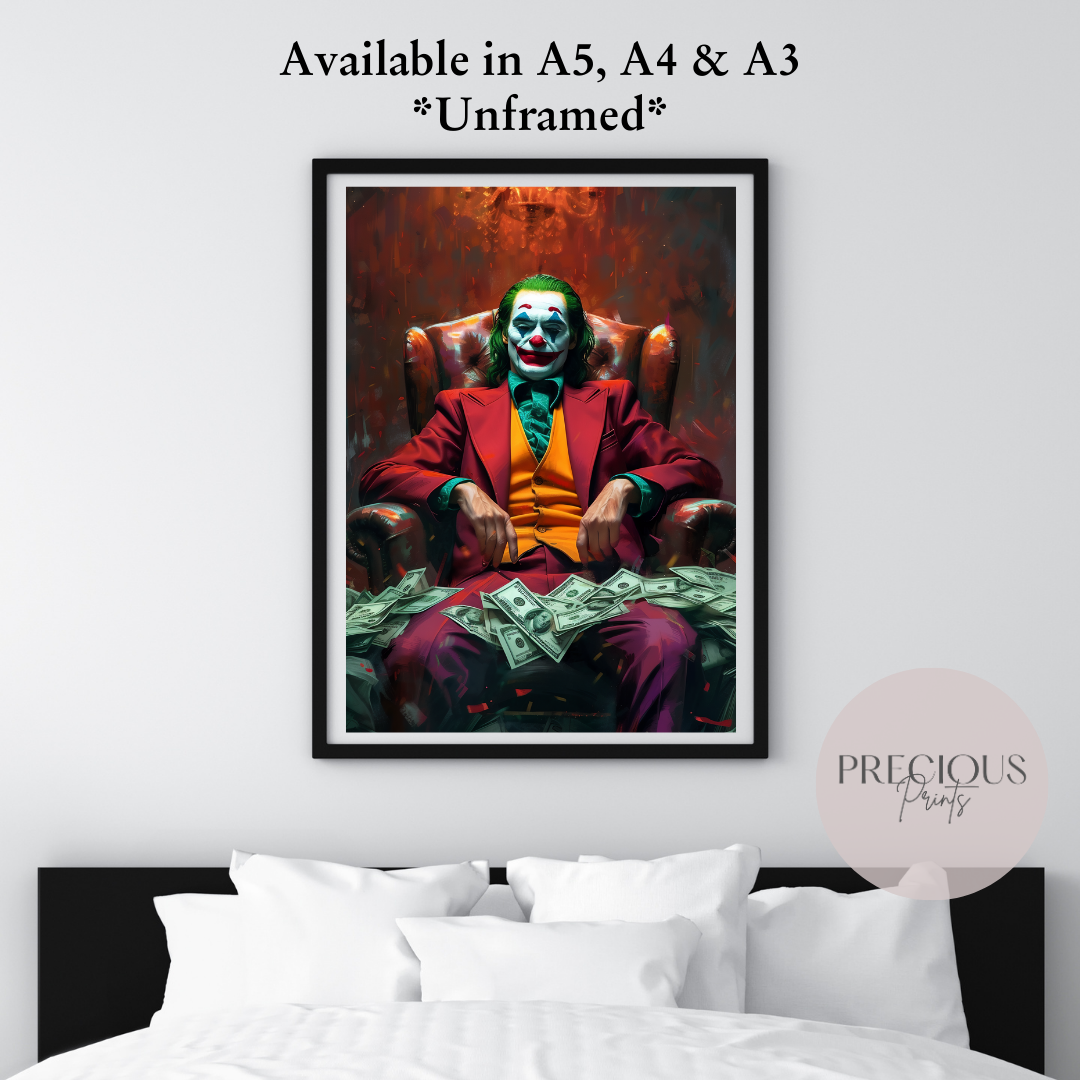 The Joker Anime Movie Poster Unframed A5 A4 A3