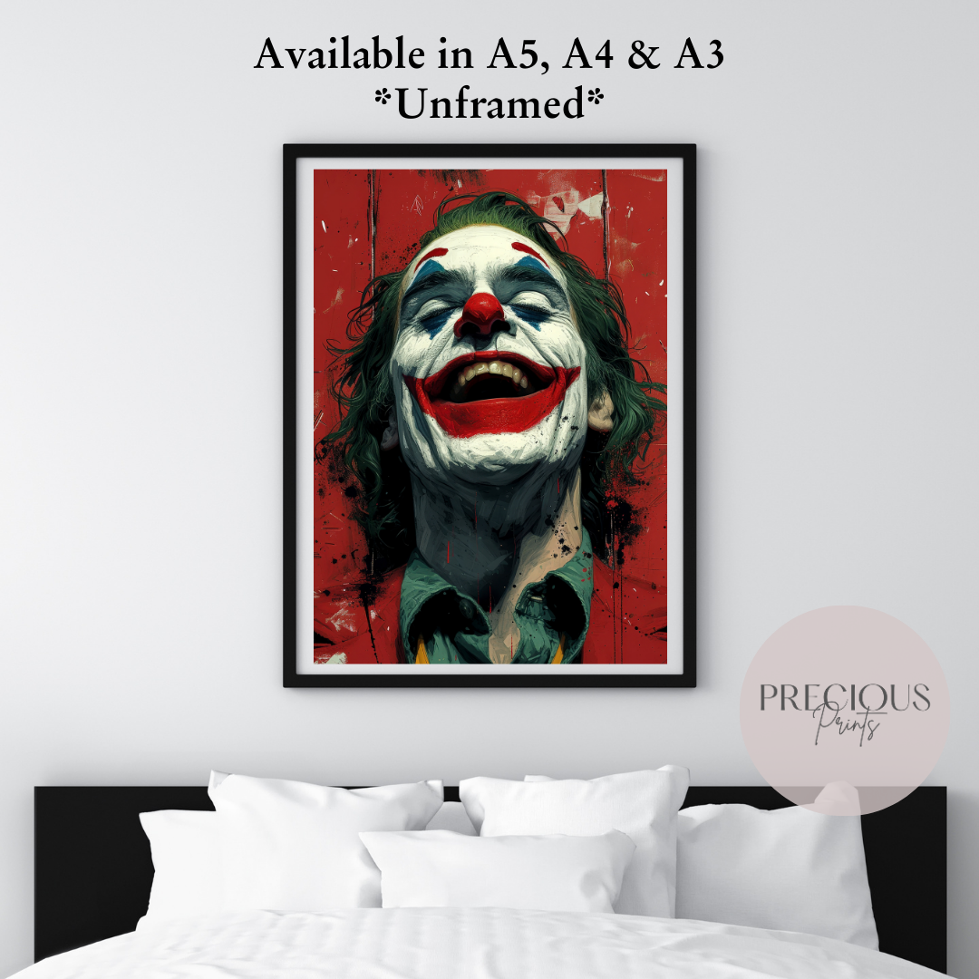 The Joker Anime Movie Poster Unframed A5 A4 A3