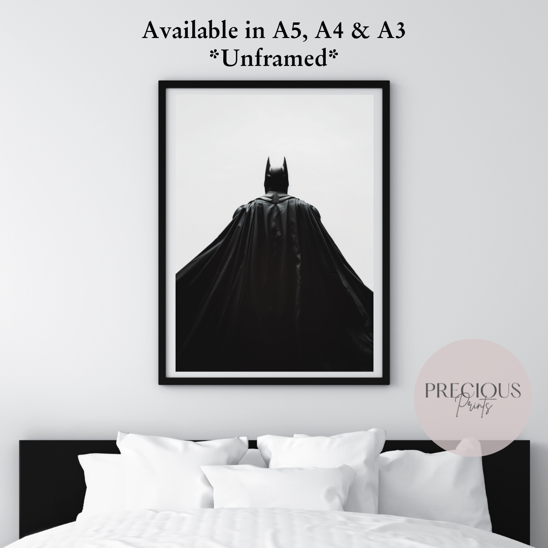 Batman Anime Movie Poster Unframed A5 A4 A3