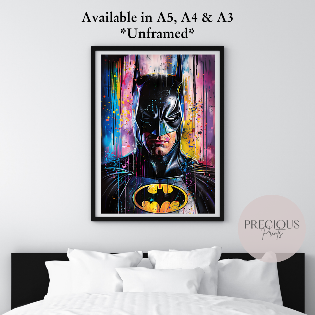 Batman Anime Movie Poster Unframed A5 A4 A3