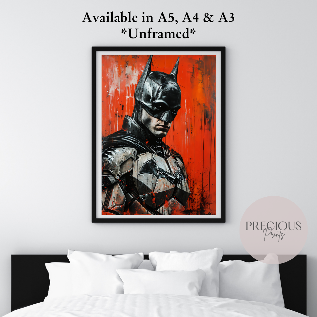 Batman Anime Movie Poster Unframed A5 A4 A3