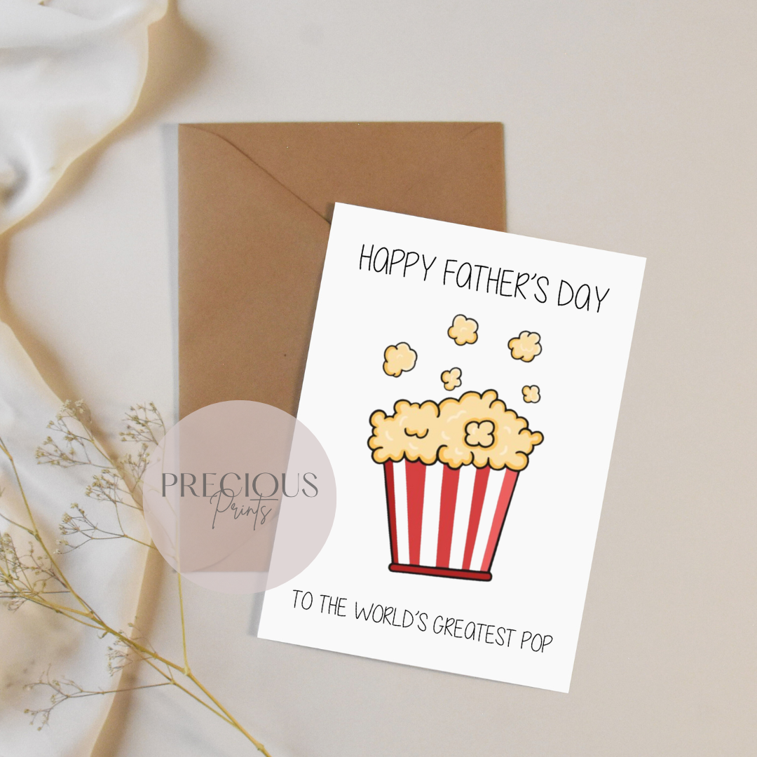 Funny Father's Day Card / Daddy's Day Card / Cute Father's Day Card