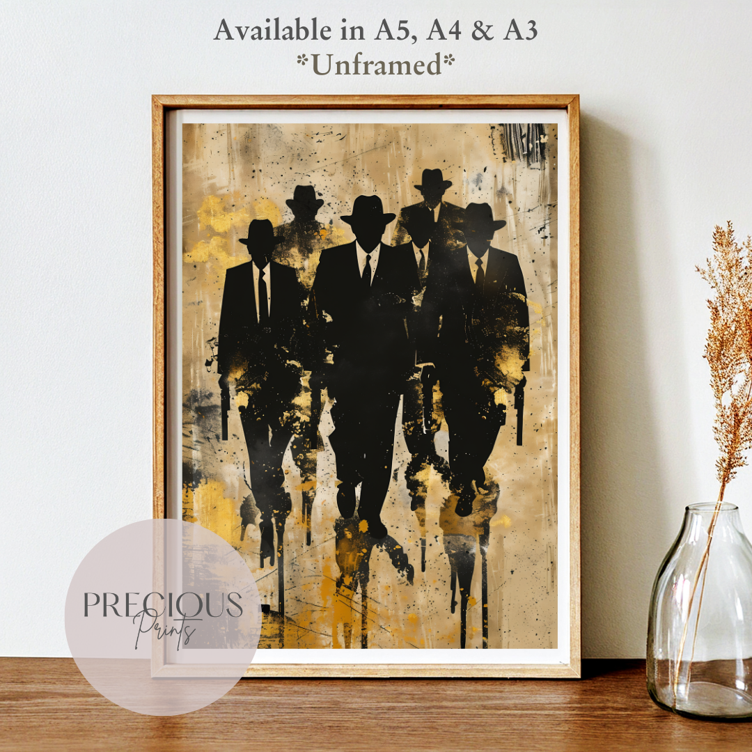 The Reservoir Dogs Anime Movie Poster Unframed A5 A4 A3