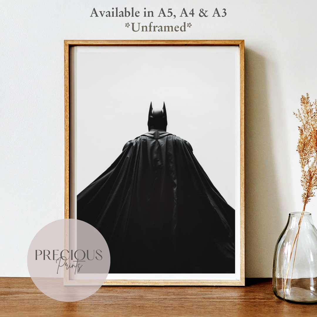 Batman Anime Movie Poster Unframed A5 A4 A3
