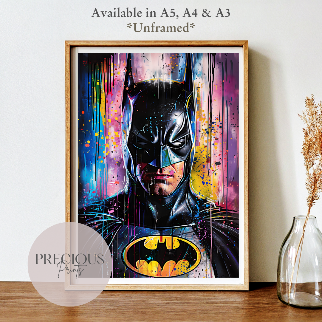 Batman Anime Movie Poster Unframed A5 A4 A3