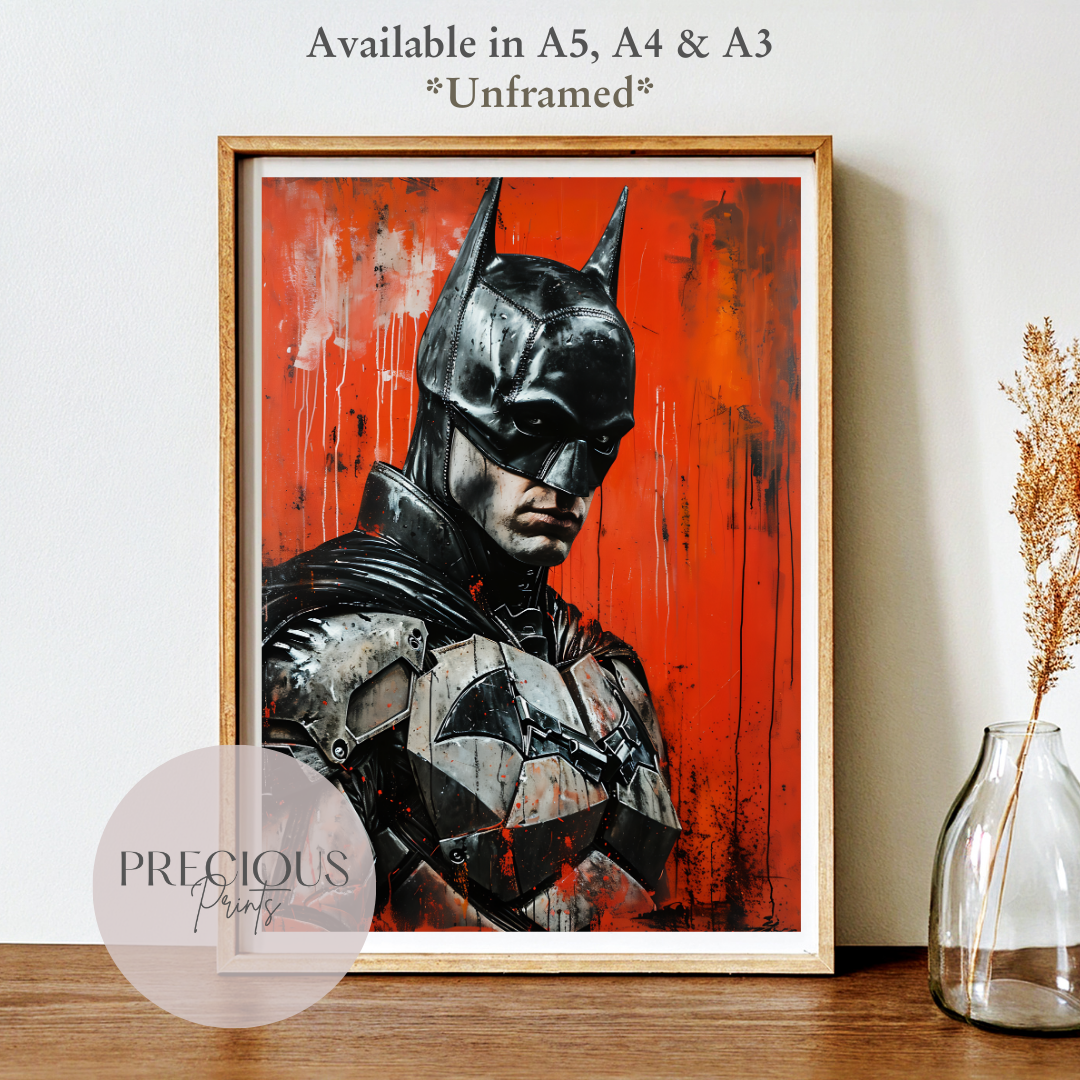 Batman Anime Movie Poster Unframed A5 A4 A3