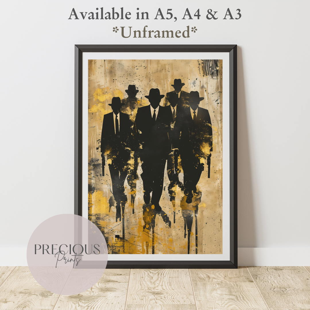 The Reservoir Dogs Anime Movie Poster Unframed A5 A4 A3