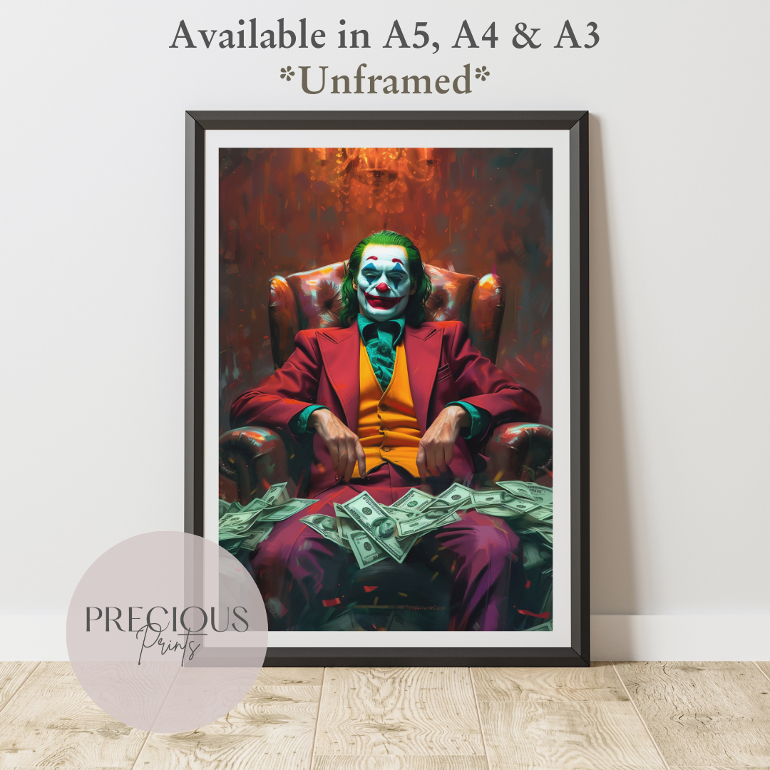The Joker Anime Movie Poster Unframed A5 A4 A3