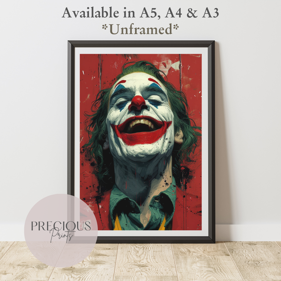 The Joker Anime Movie Poster Unframed A5 A4 A3