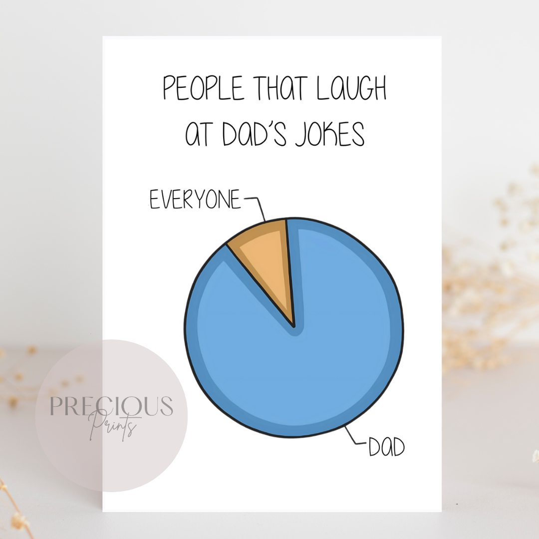 Funny Father's Day Card / Daddy's Day Card / Cute Father's Day Card