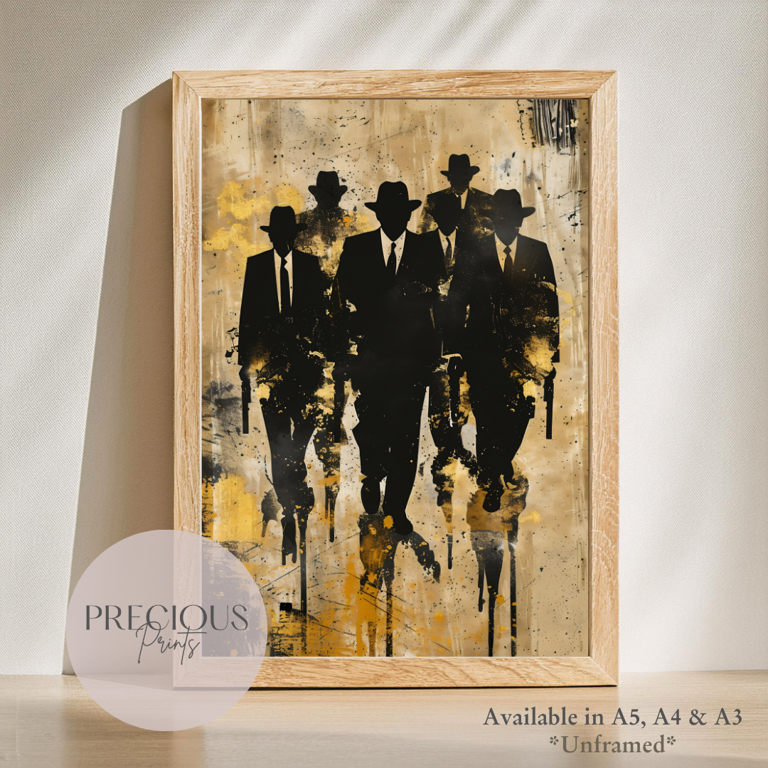 The Reservoir Dogs Anime Movie Poster Unframed A5 A4 A3