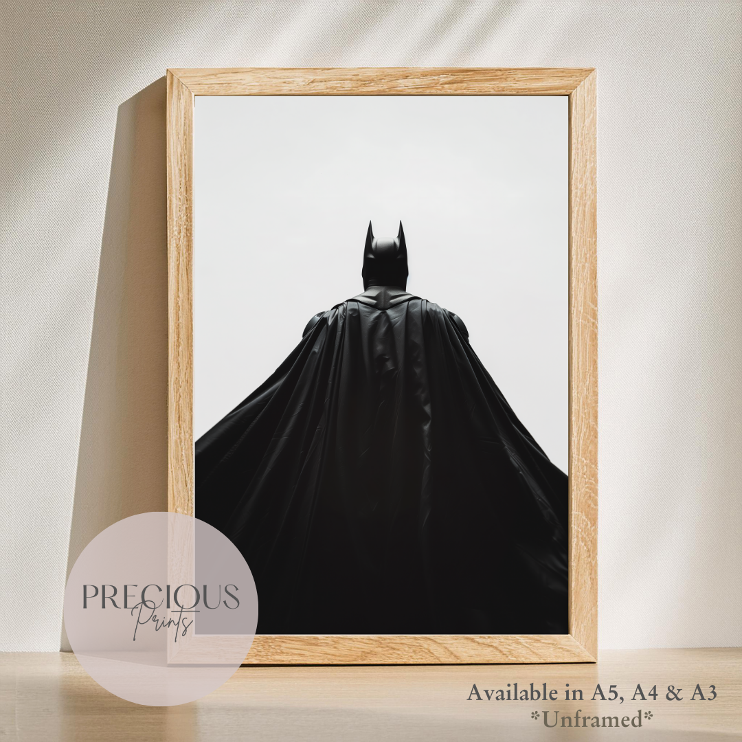 Batman Anime Movie Poster Unframed A5 A4 A3