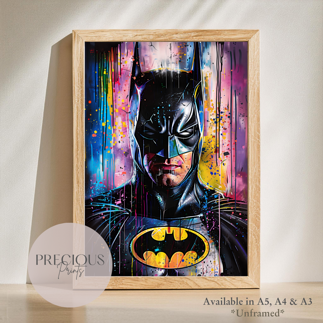 Batman Anime Movie Poster Unframed A5 A4 A3