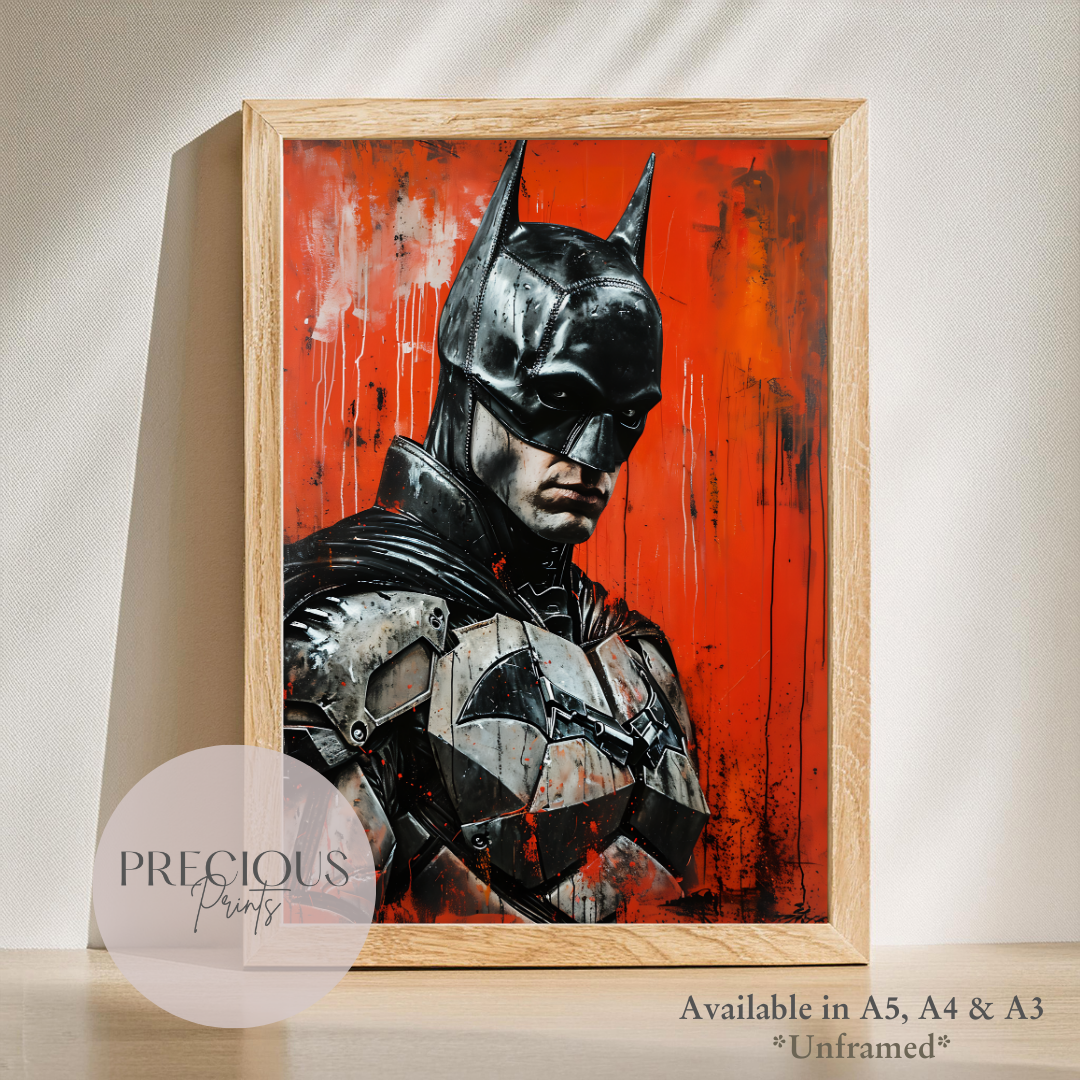 Batman Anime Movie Poster Unframed A5 A4 A3